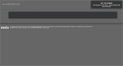 Desktop Screenshot of ms-office2012.de